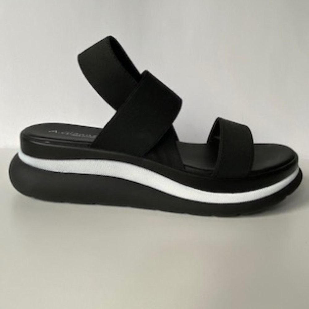 Platform Sandals With Elastic Straps - image 1